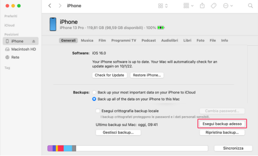 cambiare ID Apple senza perdere dati