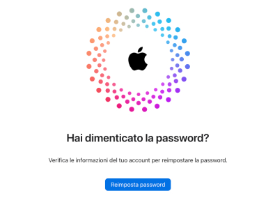 Resettare la password dell'ID Apple tramite iforgot - 01