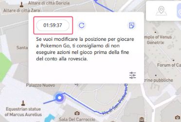 aspetta il Cooldown Time - iAnyGo